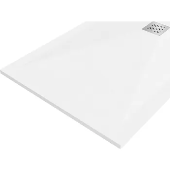 Sprchová vanička Mexen Stone+ kompozitní obdélníková sprchová vanička 110 x 90 cm, bílá - 44109011 Obdélníkové sprchové vaničky