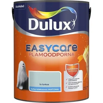 barva na zeď Dulux 5 l Tu tyrkysová matná latexová Barva na zeď