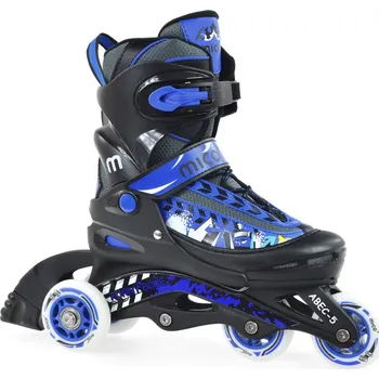 Kolečkové brusle Kolečkové brusle Outrace Funny Blue černo-modré vel. 30-33