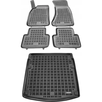 autokoberec Audi A4 B8 sedan sada gumových koberců a rohož