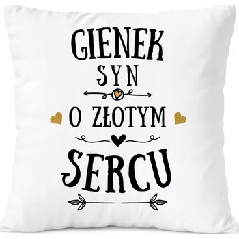 Polštář Polštář Dárek pro Luciana Syna dítěte s potiskem s fotografií