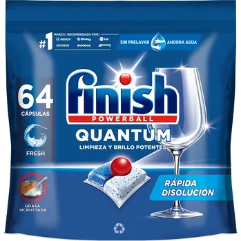 Přípravek do myčky FINISH Quantum All-in-1 osvěžující kapsle 120 kusů