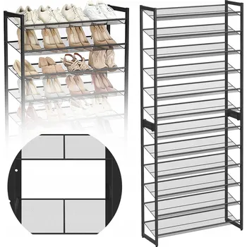 Botník Botník Songmics 92,5 x 223 x 30,7 cm Černá