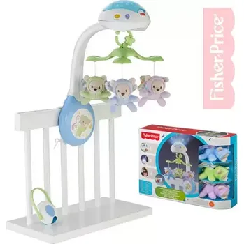 Kolotoč nad postýlku FISHER PRICE Baby kolotoč motýlci s promítáním a ukolébavkami Zvuk