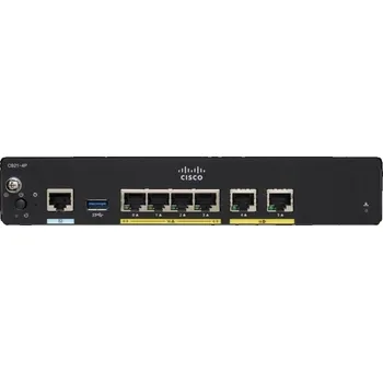 Switch Cisco C927-4P Gigabit Ethernet Router, černý