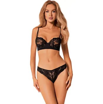 Podprsenka Nádherný set Serena Love set - Obsessive XL/2XL Černá