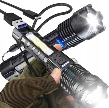 Svítilna AKUMULÁTOROVÁ LED SVÍTILNA 30W NABÍJENÁ PŘES USB-C ZOOM SIGNALIZAČNÍ SVĚTLO