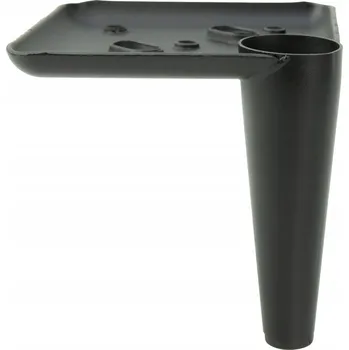 Nábytková noha Jehla černá matná výška 10 cm