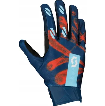 Moto rukavice Motocyklové rukavice Scott Glove Evo Dirt Sail Modré Velikost: M
