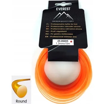 ŽACÍ STRUNA KULATÁ 1,3mm 15M EVEREST