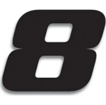 BLACKBIRD Race Number 8 20x25cm černá 5049/20/8