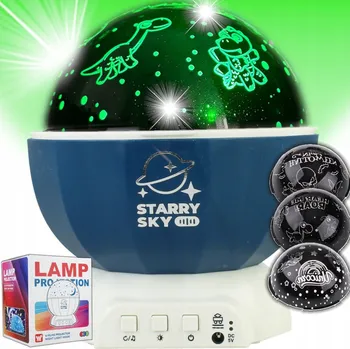 Lampička Projektorová lampička Stator modrá