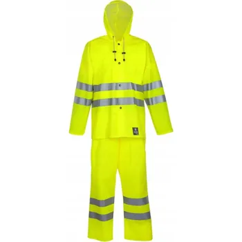 Pracovní obuv VODĚODOLNÝ VÝSTRAŽNÝ ODĚV - BUNDA A ZAHRADNICKÉ KALHOTY MODEL 1101/1011 50/S