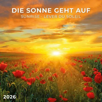Kalendář Nakladatelství Tushita Verlag Nástěnný kalendář Die Sonne geht auf 2026