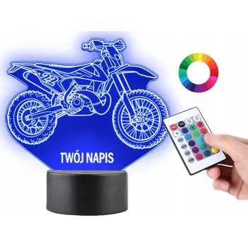Lampička Stolní lampička 3D LED figurka – Motorka KTM Plexido