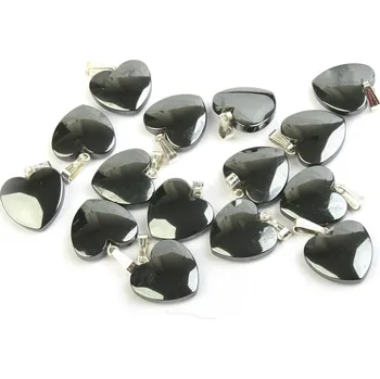 Přívěsek Přívěsek srdce hematit Ag 925/1000