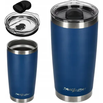 Termohrnek VELKÝ TERMOHRNEK 600ML TERMOSKA NA KÁVU OCELOVÝ - PRÉMIOVÁ KVALITA