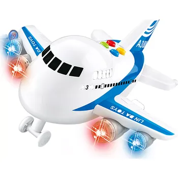 autíčko Wiky Vehicles Letadlo na setrvačník s efekty 22 cm