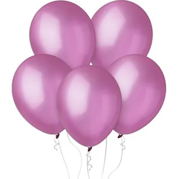 Balónek Balónky Decomex 11", metalické světle Pink, 100 ks