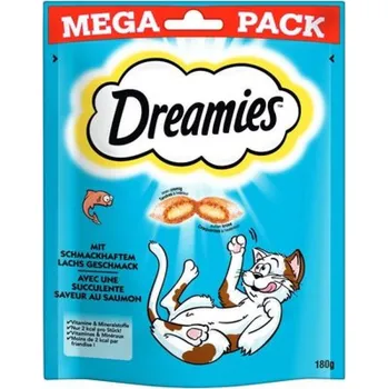 Krmivo pro kočku Dreamies Mega Pack s lososem 180g cat