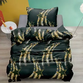 Povlečení NOVINKA 2025! Exkluzivní oboustranné Bavlněné povlečení s 3D efektem 140x200/70x90 cm - HVĚZDNÁ DRÁHA