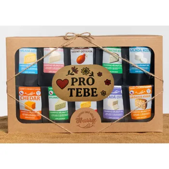 Dárková krabička Křupavý sýr Dárková sada 10 druhů sýr pro Tebe (Křupavý sýr Dárková sada 10 druhů sýr pro Tebe)