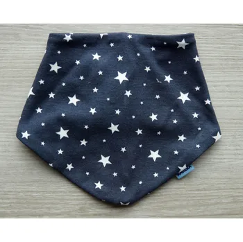 Nákrčník AMÁLKA Bavlněný šátek na krk, hvězdičky