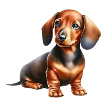 Nažehlovací obrázek - jezevčík II (7,4 x 8,0 cm)