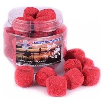 Krmiva HULÍN - DIPOVANÉ CHYTACÍ PELETY 14mm/150g - RED FISH KRILL A OLIHEŇ