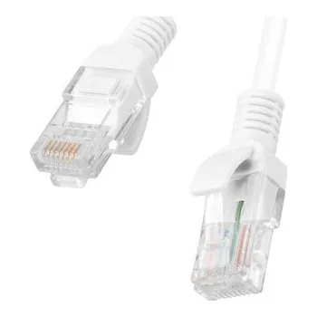 Datový kabel Lanberg | PATCHCORD CAT.5E UTP 0,5M BÍLÝ