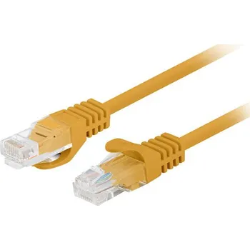 Datový kabel Lanberg | PATCHCORD CAT.6 UTP 0,25M ORANŽOVÝ
