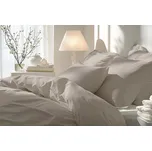 Florella Saténové povlečení Edel Satin Karo Five Linen Rozměr: 70x90 + 140x200 cm - loznice21.cz