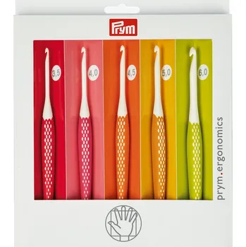 Nástroj na niť a příze Sada háčků PRYM ERGONOMICS 3,5-6mm