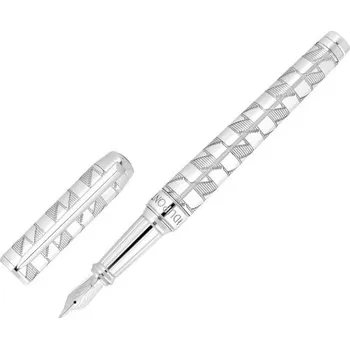 Kancelář S.T. DUPONT - MONOGRAM 1872 - Line D ETERNITY Silver XL - Plnící pero