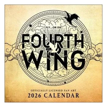 Kniha Fourth Wing Officially Licensed Fan Art 2026 Wall Calendar (Kalendář)