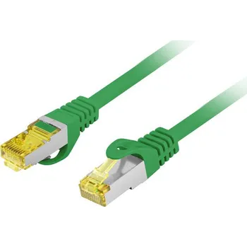 Datový kabel Lanberg | PATCHCORD CAT.6A S/FTP LSZH CU 3M ZELENÝ