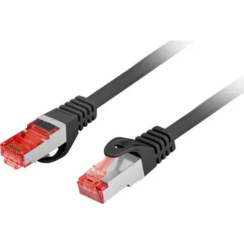 Datový kabel Lanberg | PATCHCORD CAT.6 S/FTP LSZH CU 3M BLACK ED