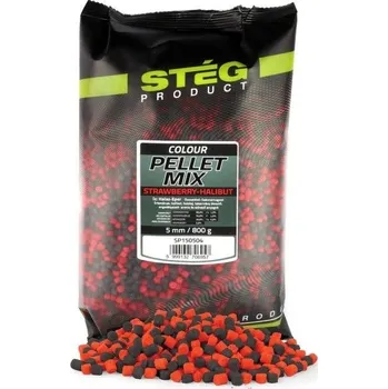 Nástraha STÉG Pellet mix 5mm, 800g MANGO-CHILI