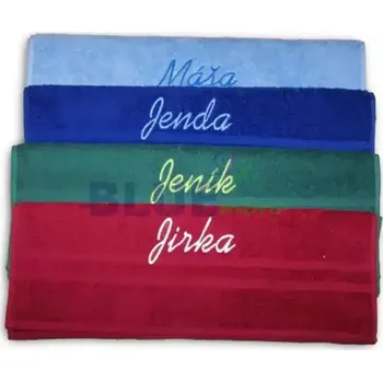 Osuška Froté osuška se jménem 70x140cm vz.9 fialová