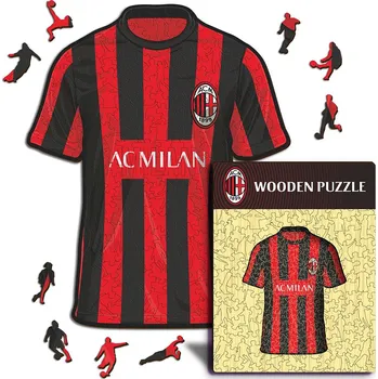 Puzzle Fan-shop Dřevěné puzzle AC MILAN Jersey 500 ks