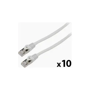 Datový kabel Lanberg | PATCHCORD CAT.6 FTP 1M ŠEDÝ 10-PACK
