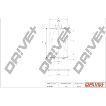 Olejový filtr Olejový filtr Dr!ve+ DP1110.11.0098