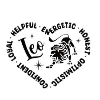 Nášivka Nažehlovací obrázek - znamení zvěrokruhu LEV (9,0 x 7,1 cm)