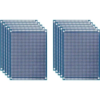 Páječka 10 ks prototypová deska plošných spojů 7 x 9 cm Oboustranné univerzální PCB desky pro pájení DIY elektronické projekty Vývoj a testování obvodů
