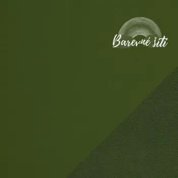 Zimni softshell s elastanem Army (E) (Zimní softshell jednobarevný s elastanem)