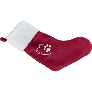 Hračka pro psa Trixie Vánoční ponožka pro psa Xmas STOCKING plyš 47cm