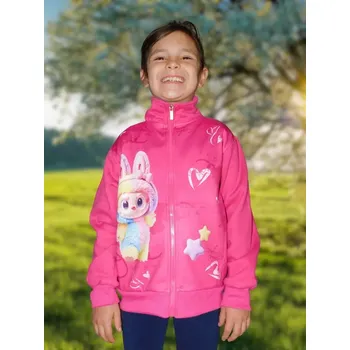 Dívčí mikina Kugo PT2525 růžová