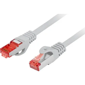 Datový kabel Lanberg | PATCHCORD CAT.6 S/FTP LSZH CU 3M ŠEDÝ