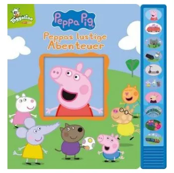 První čtění Peppa Pig - Peppas lustige Abenteuer - Vorlese-Pappbilderbuch mit 10 fröhlichen Geräuschen – Phoenix International Publications Germany GmbH (DE)