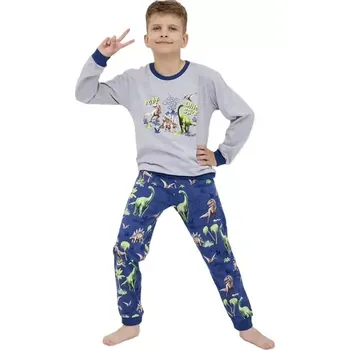 Chlapecké pyžamo Chlapecké pyžamo Cornette Young Dinosaur 966/163 velikost 134/140